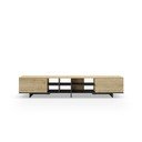 TV stolek v dekoru dubu v přírodní barvě 230x44 cm Cequoia – Marckeric