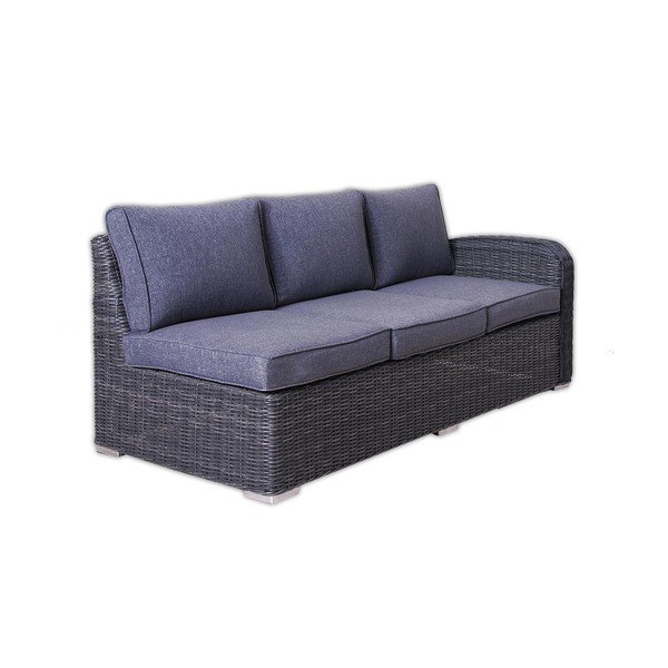 Šedý zahradní lounge set z umělého ratanu pro 9 Montreal - Rojaplast-image-4