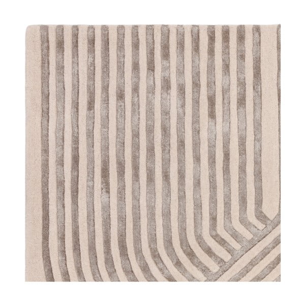 Krémový ručně tkaný koberec s příměsí vlny 160x230 cm Matrix – Asiatic Carpets-image-4