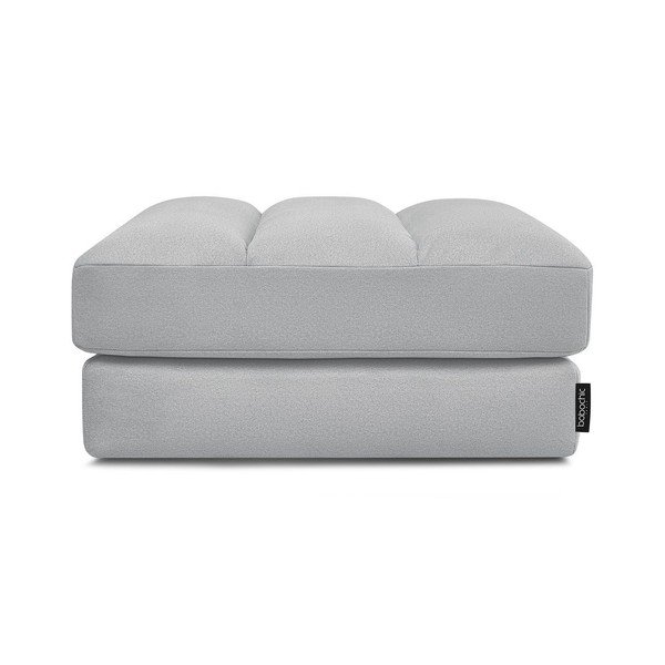 Světle šedá sametová podnožka Sierra – Bobochic Paris-image-4