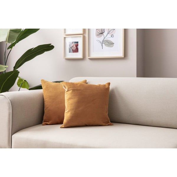 Manšestrové povlaky na polštáře v sadě 2 ks 43x43 cm – Mioli Decor-image-4