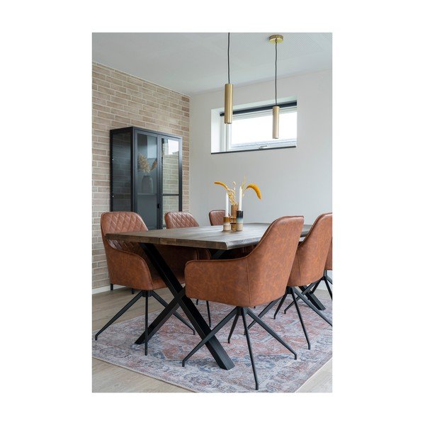 Světle hnědé čalouněné jídelní křeslo Harbo – House Nordic-image-2