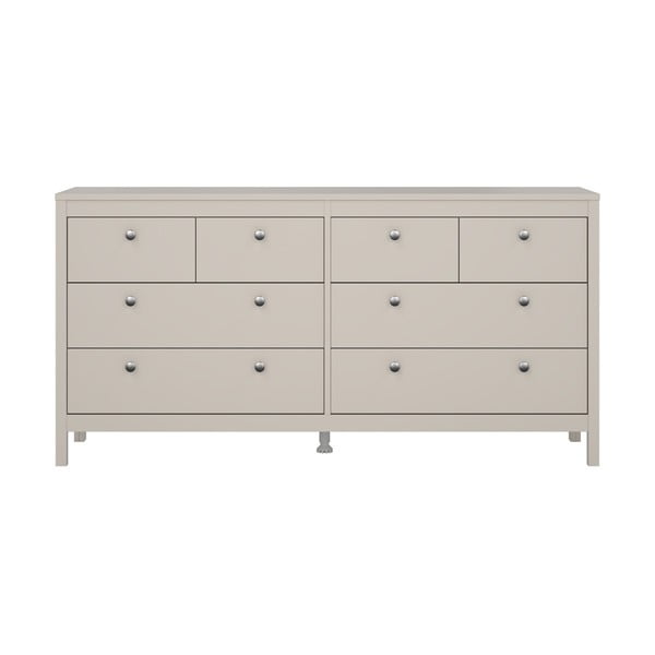 Šedobéžová komoda 159x80x38 cm Madrid – Tvilum-image-2