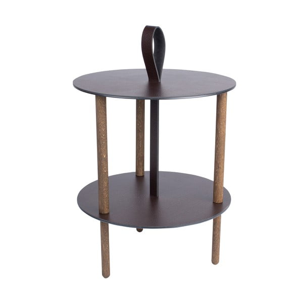 Kulatý odkládací stolek ø 38 cm Strap S Bull – LIND DNA