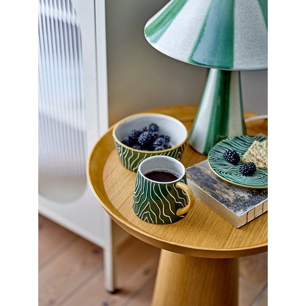 Keramická stolní lampa s keramickým stínidlem (výška 35 cm) Olive – Bloomingville-image-3