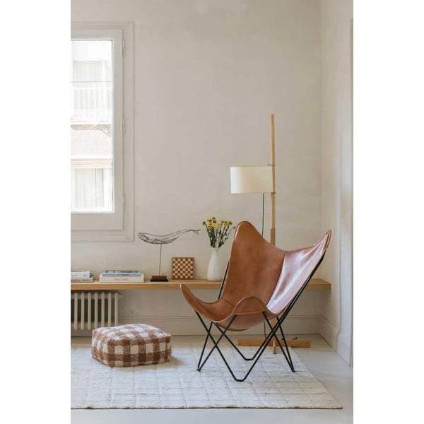 Krémový pratelný ručně tkaný bavlněný koberec 200x300 cm Mosaic – Lorena Canals-image-1