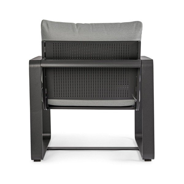 Šedé kovové zahradní křeslo Merrigan   – Bizzotto-image-4