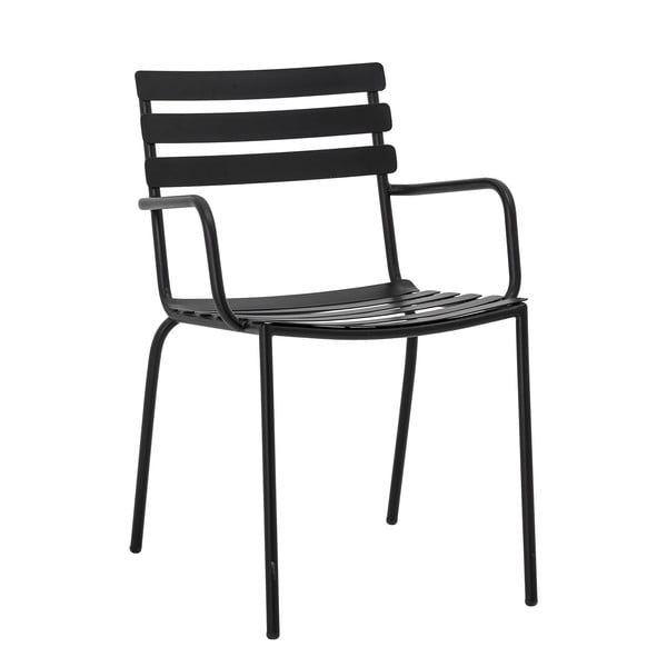 Černá kovová zahradní židle Monsi – Bloomingville
