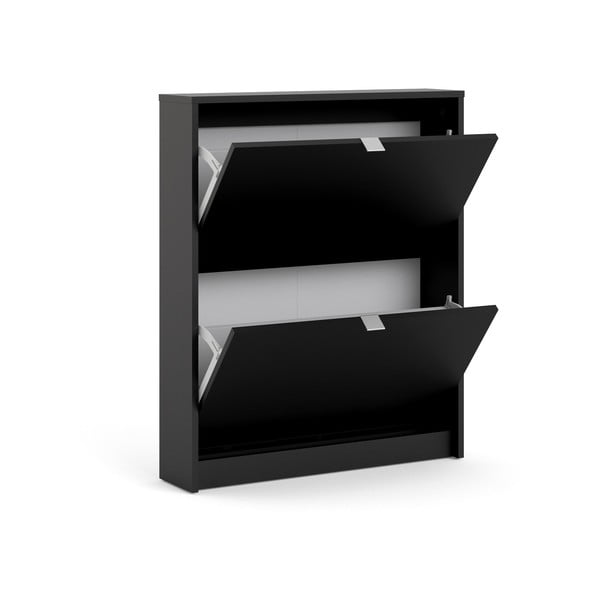 Černý výklopný botník Shoes – Tvilum-image-3