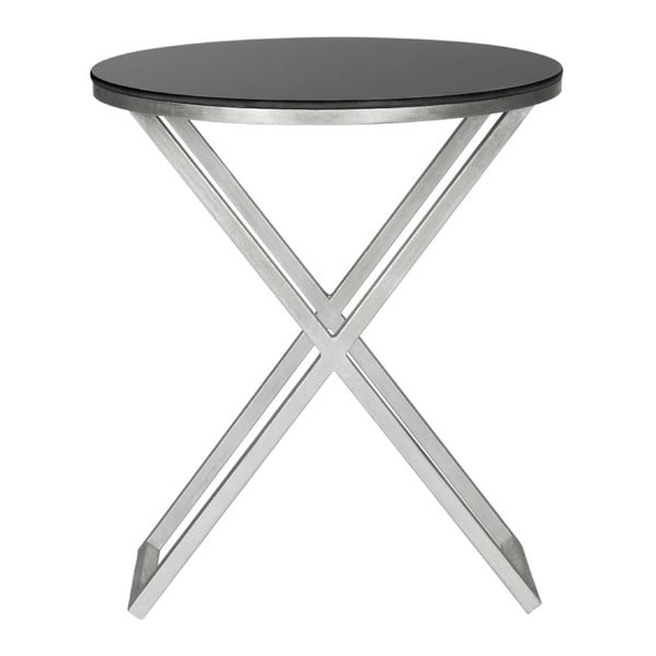 Odkládací stolek Riona, stříbrný