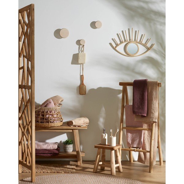 Nástěnné dřevěné háčky v sadě 3 ks v přírodní barvě Nadua – Kave Home-image-1