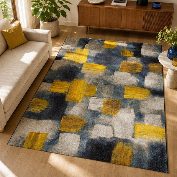 Modro-žlutý koberec Universal Lienzo, 160 x 230 cm-image-4