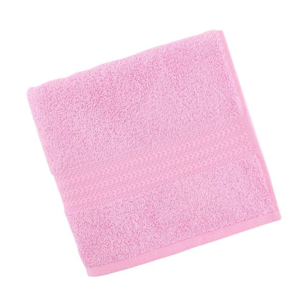 Růžový ručník z čisté bavlny Foutastic, 50 x 90 cm-image-1