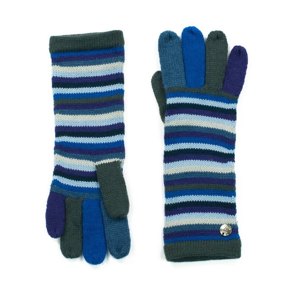 Modře pruhované dámské rukavice Art of Polo Greta