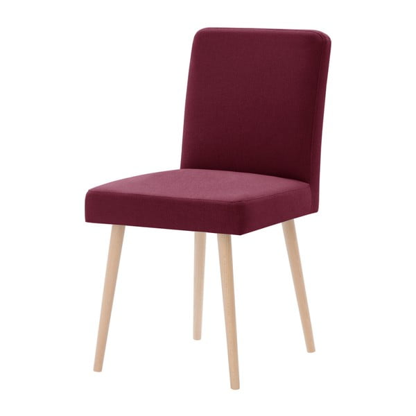 Červená židle s hnědými nohami Ted Lapidus Maison Fragrance