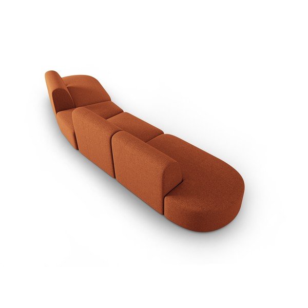 Oranžová pohovka 412 cm Shane – Micadoni Home-image-4