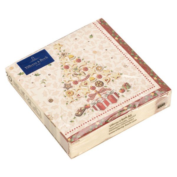 Sada 20 papírových ubrousků s vánočním motivem Villeroy & Boch Christmas Tree, 25 x 25 cm-image-1