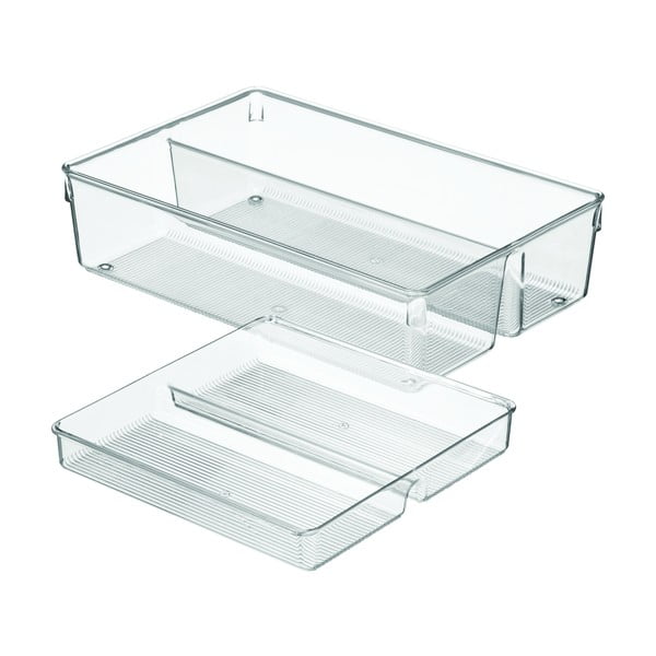 2patrový organizér do kuchyňských zásuvek iDesign Linus, 31 x 20 cm-image-2
