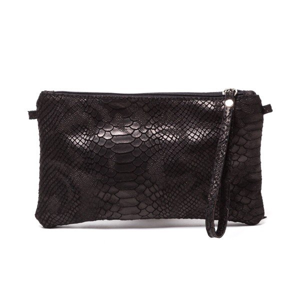 Kožená kabelka Carlita, černá-image-1