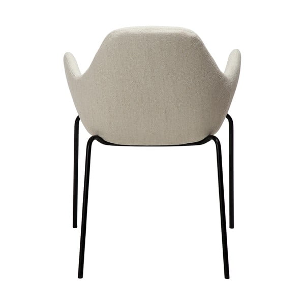 Krémové křeslo z textilie bouclé Zimmer – DAN-FORM Denmark-image-4