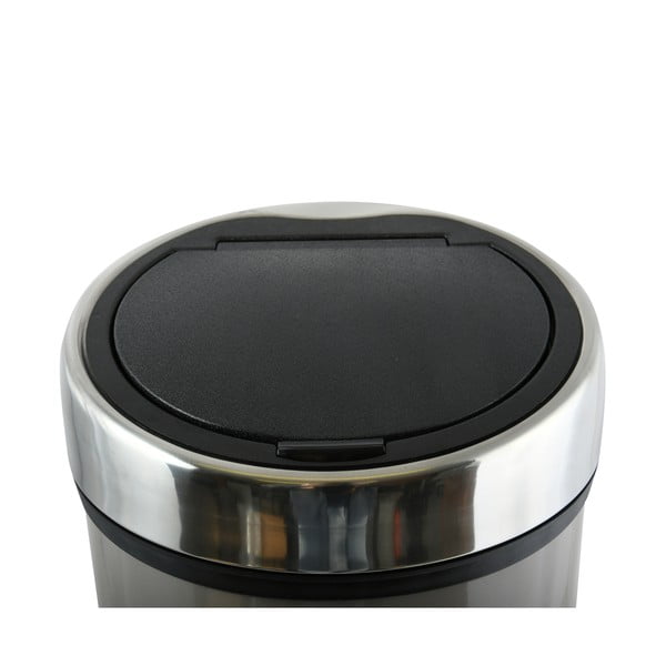 Taupe dotykový ocelový odpadkový koš 30 l – MSV-image-3