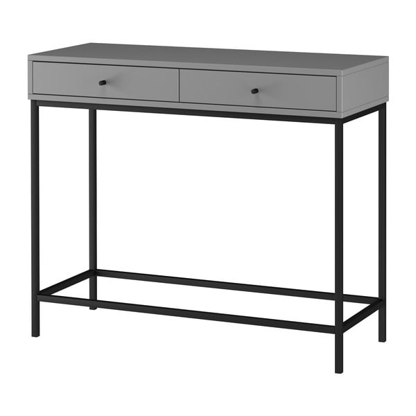 Šedý konzolový stolek 35x90 cm Celine – Støraa-image-1