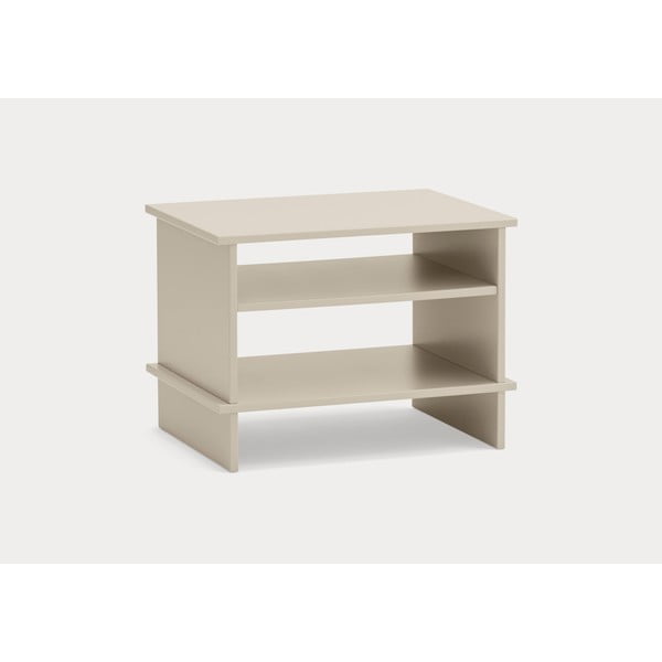 Krémový noční stolek s poličkami Inari – Teulat-image-2