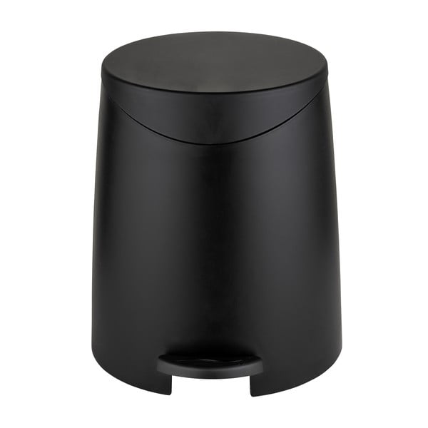 Černý nášlapný plastový odpadkový koš 3 l Portes – Allstar-image-2