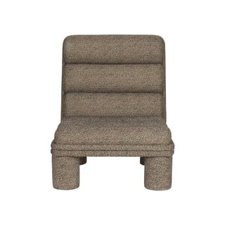 Taupe křeslo z textilie bouclé Fern – Dutchbone