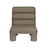 Taupe křeslo z textilie bouclé Fern – Dutchbone
