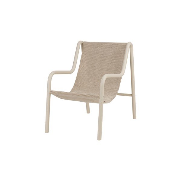 Béžové kovové zahradní křeslo Nokk – noo.ma