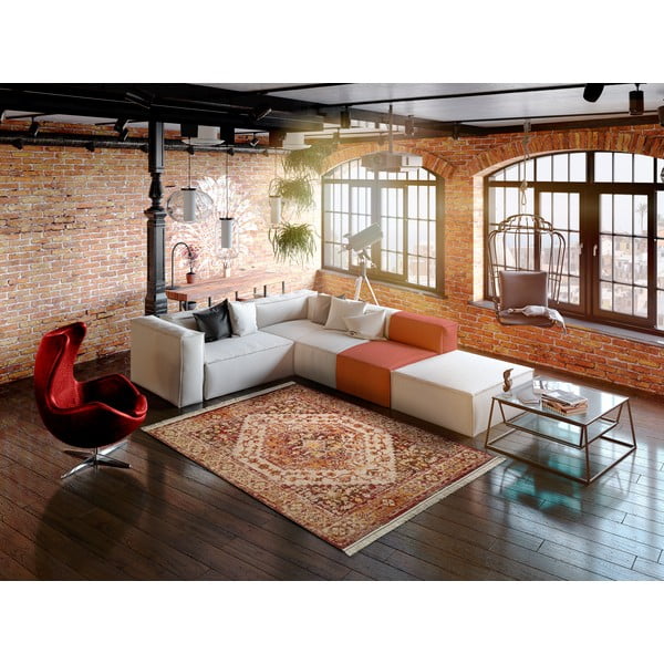 Oranžový koberec Universal Caucas Multi, 200 x 290 cm-image-1