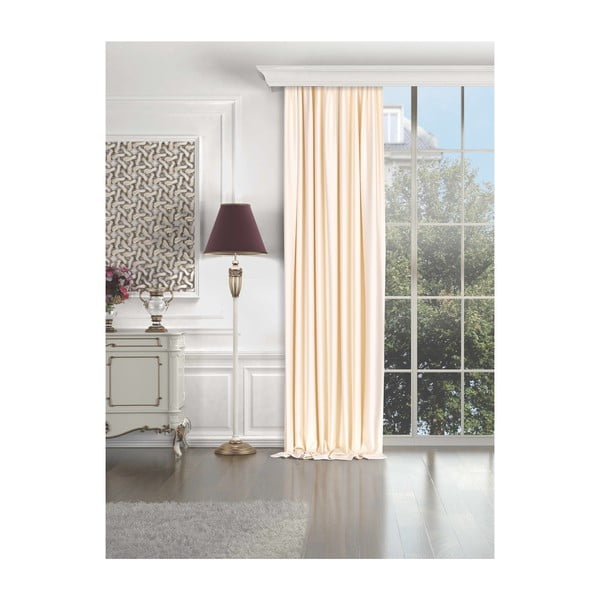 Béžový dimout závěs 100x250 cm – Mila Home-image-3