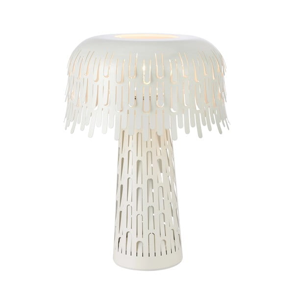 Bílá stolní lampa s kovovým stínidlem (výška 38 cm) Verbera – Markslöjd
