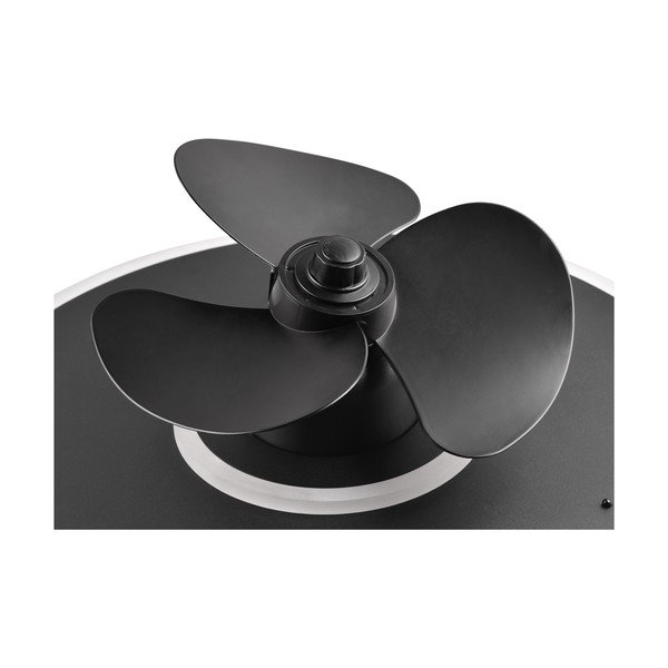 Matně černé LED stropní svítidlo Nybro – Trio-image-3