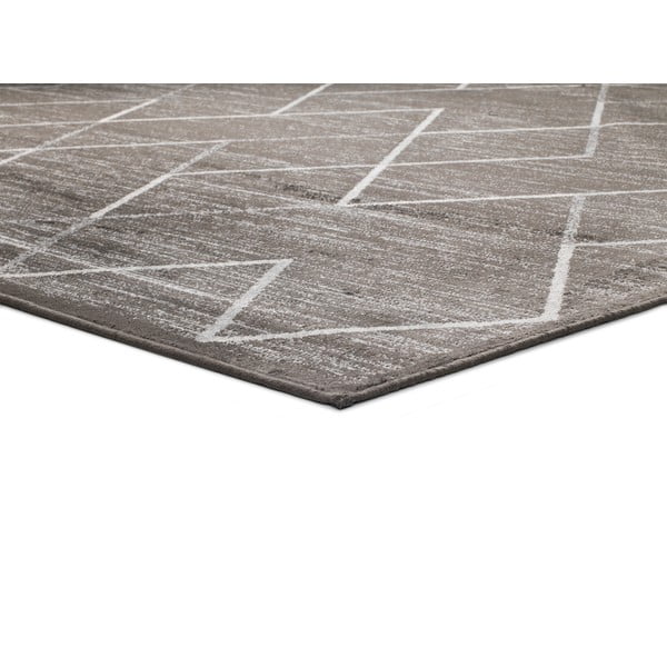 Šedý koberec z viskózy Universal Belga, 100 x 140 cm-image-2