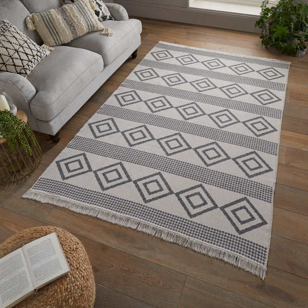 Šedý koberec 160x230 cm Deuce Teo – Flair Rugs-image-2