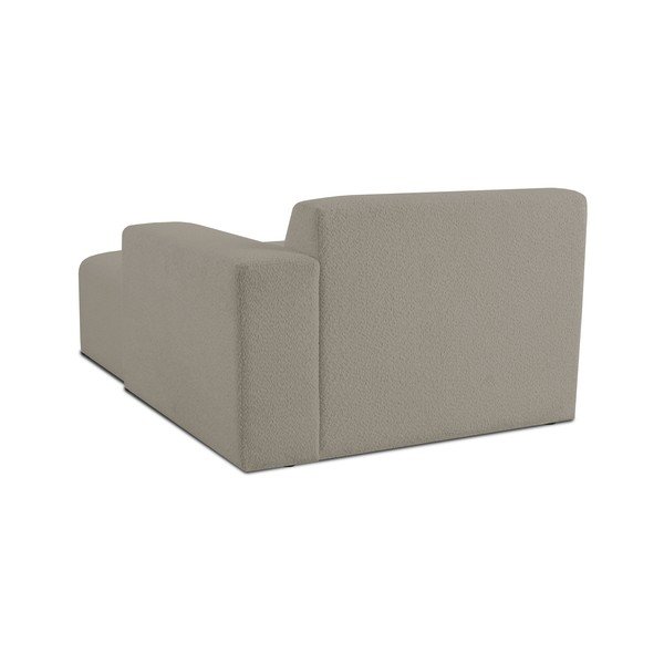 Světle hnědý modul pohovky z textilie bouclé (pravý roh) Roxy – Scandic-image-3