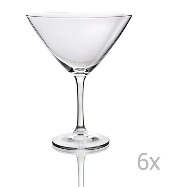 Sada 6 sklenic na martini Banquet Degustation