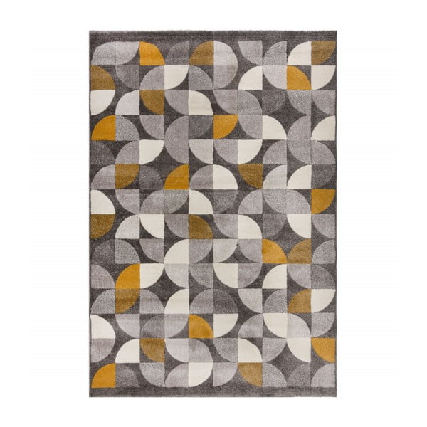 Šedo-žlutý koberec Flair Rugs Alcazar, 200 x 290 cm