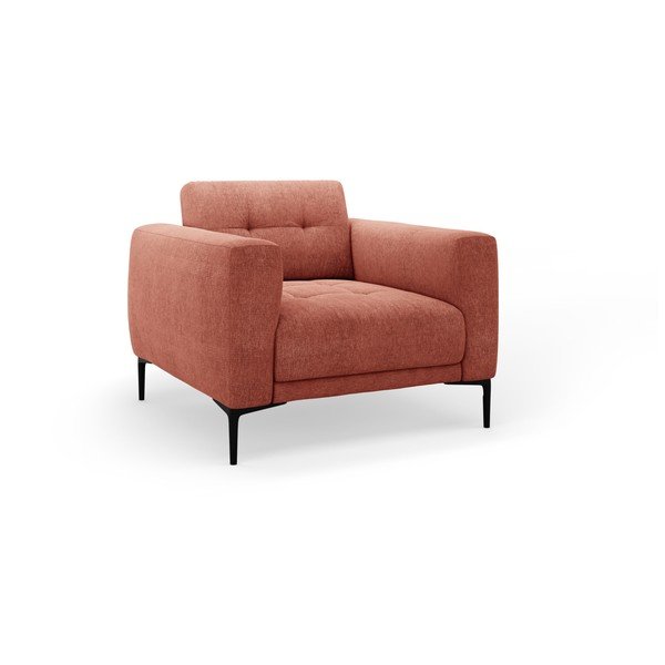 Křeslo v cihlové barvě Bemy – Micadoni 