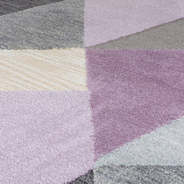 Šedo-fialový koberec Flair Rugs Icon, 120 x 170 cm-image-2