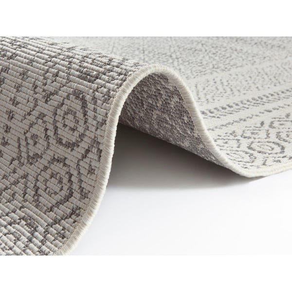 Šedo-bílý venkovní koberec Ragami Berlin, 120 x 170 cm-image-3