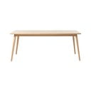 Rozkládací jídelní stůl s deskou v dubovém dekoru v přírodní barvě 190x90 cm Barrali – Unique Furniture