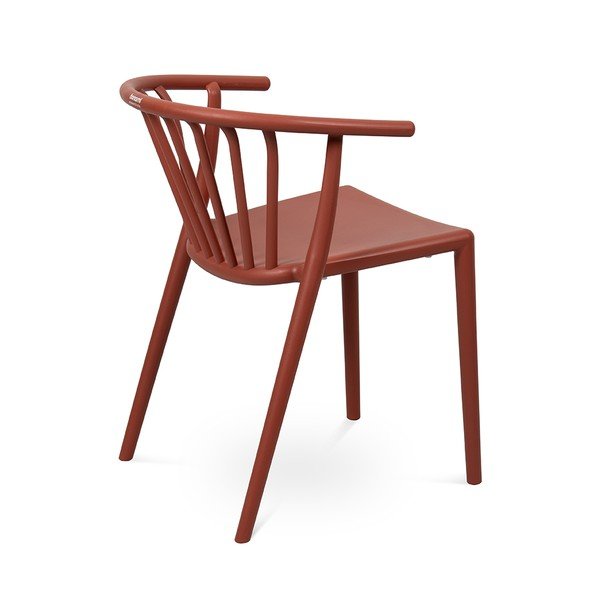 Hnědá plastová zahradní židle Capri – Bonami Essentials-image-4