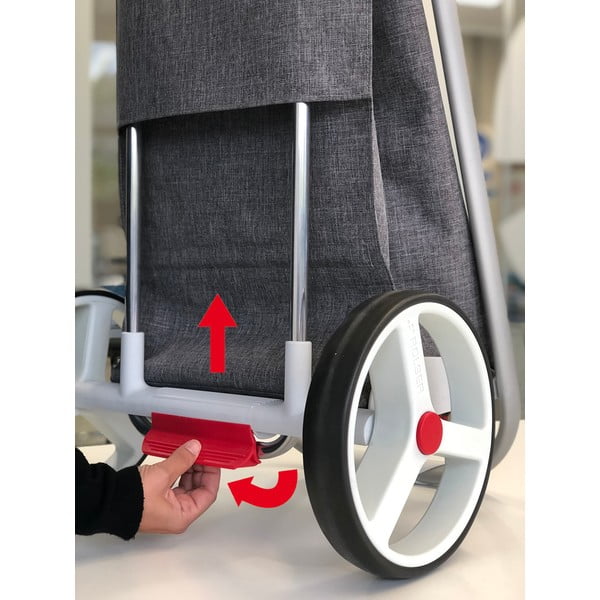 Nákupní taška na kolečkách 53 l Com Tweed Polar Black Tube – Rolser-image-1