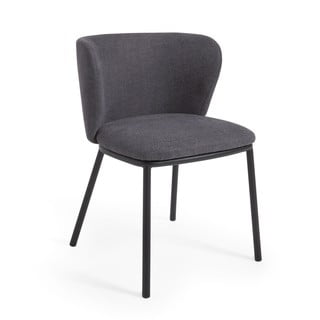 Tmavě šedá jídelní židle Ciselia – Kave Home