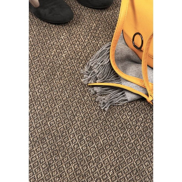 Hnědý koberec běhoun 250x80 cm Bello™ - Narma-image-1