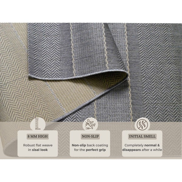 Šedý venkovní běhoun Hanse Home Sunshine, 80 x 200 cm-image-3