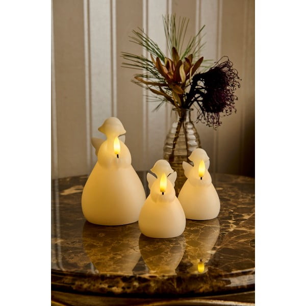 Bílá vánoční světelná dekorace 2 ks ø 6,5 cm Lucia – Sirius-image-2